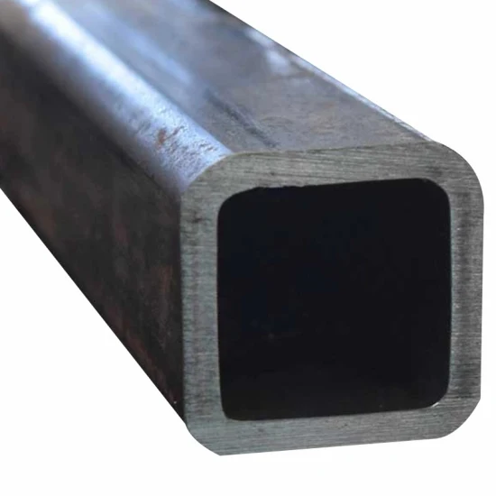 Tubo de aço carbono preto da China 80X80 Q345 Q355 Produto de preço de tubo retangular quadrado de aço carbono